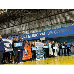 Cerimônia na Vila Olímpica de Campo Largo marca o início da fase municipal dos Jogos Escolares do Paraná